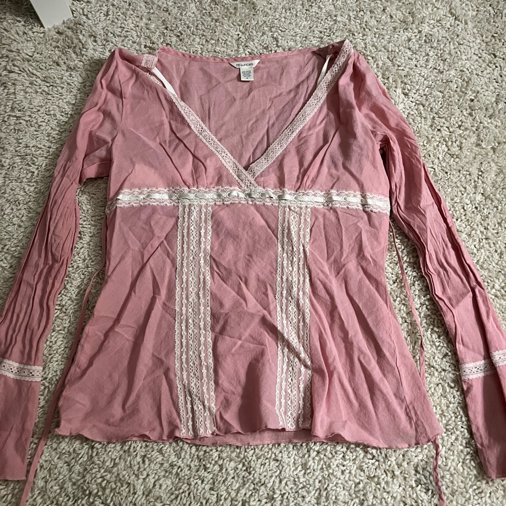 Maurice’s lace top long sleeve